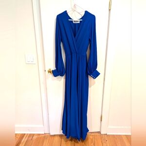 Royal Blue maxi dress